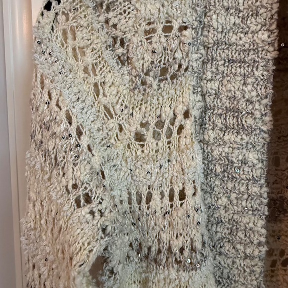 Anthropologie Knitted & Knotted Soubrette Marled Chunky Knit Cardigan Medium - Picture 5 of 9